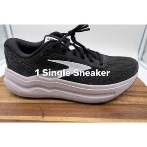 Brooks Ghost Max 2 Single Right Sneaker Women's Size 8B Black Pink  0385
